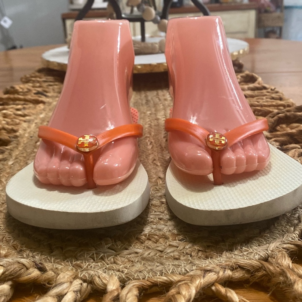Tory Burch thin strap flip flop